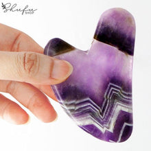 Load the picture into the gallery viewer, Gua Sha Amethyst Y-Shape Shufu Shop
