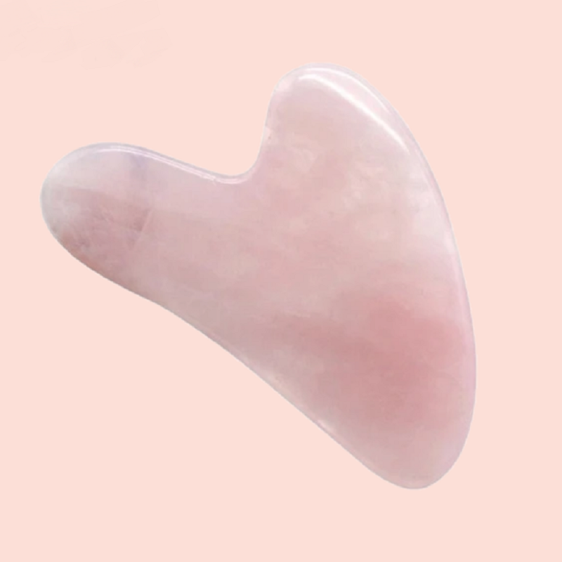 Gua Sha Rosenquarz Y-Shape