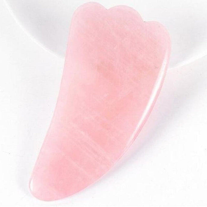 Gua Sha Rosenquarz Schaber Shufu Shop