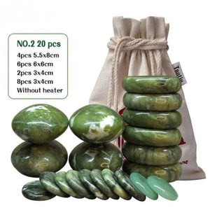 Hot Stones Grüne Jade Shufu Shop