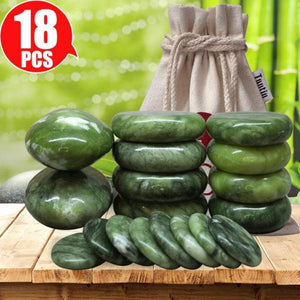 Hot Stones Grüne Jade Shufu Shop