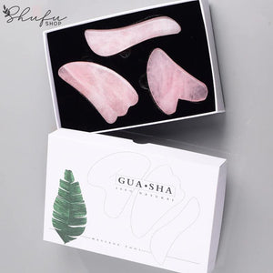 Rosenquarz Gua Sha Mix Shufu Shop