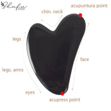 Laden Sie das Bild in den Galerie-Viewer, Gua Sha Obsidian Y-Shape
