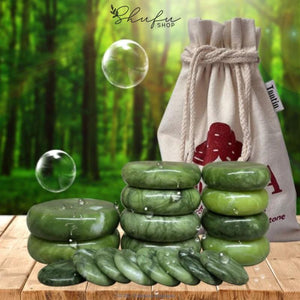 Hot Stones Grüne Jade Shufu Shop