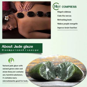 Hot Stones Grüne Jade Shufu Shop